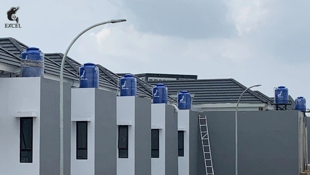 toren air 500 liter EXCEL warna biru